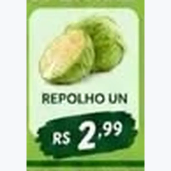 Recorte do encarte de Repolho