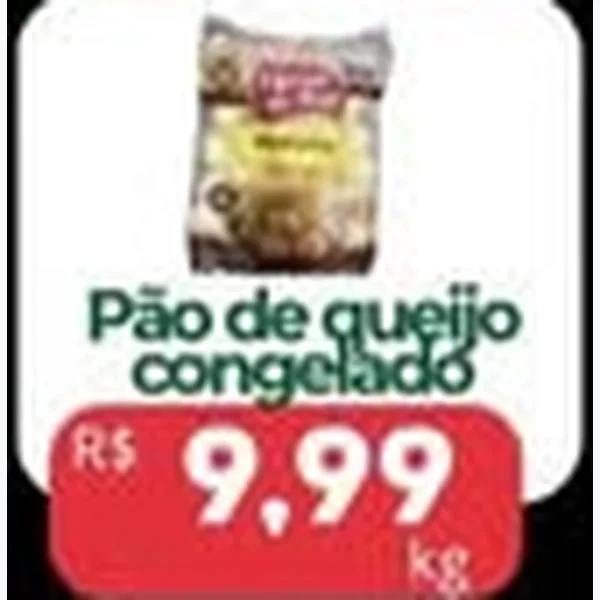 Recorte do encarte de Pão de Queijo Congelado