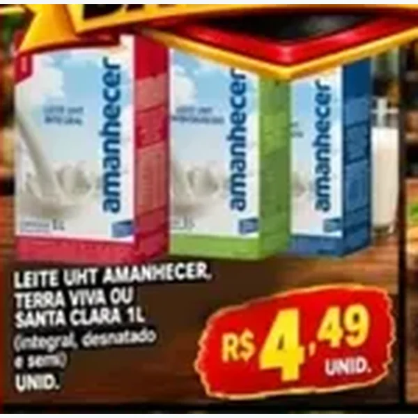 Leite Uht Amanhecer 1 L