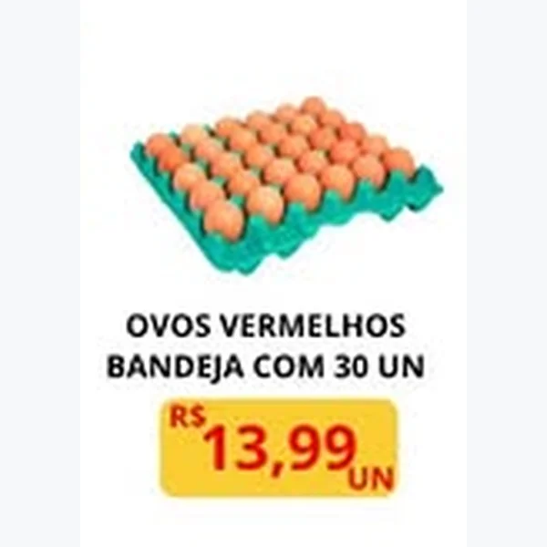 Ovos Vermelhos 30 un