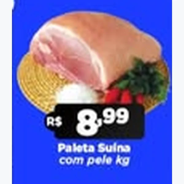 Paleta Suína com Pele