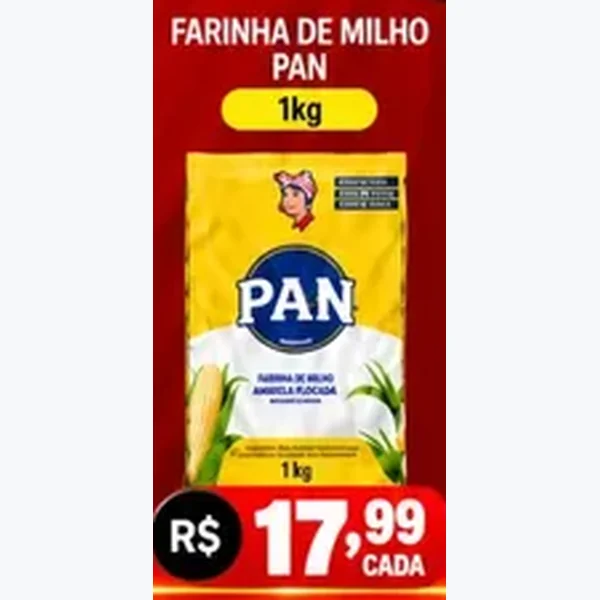 Farinha de Milho Pan 1 kg