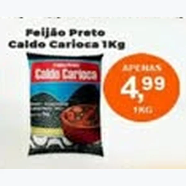 Recorte do encarte de Feijão Preto Caldo Carioca