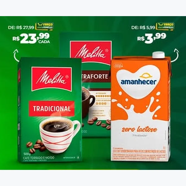 Recorte do encarte de Leite Zero Lactose Amanhecer 1 L
