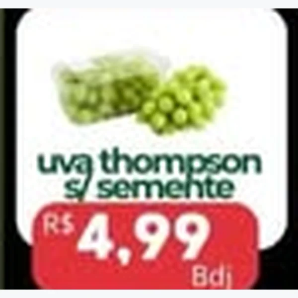 Uva Thompson S/ Semente