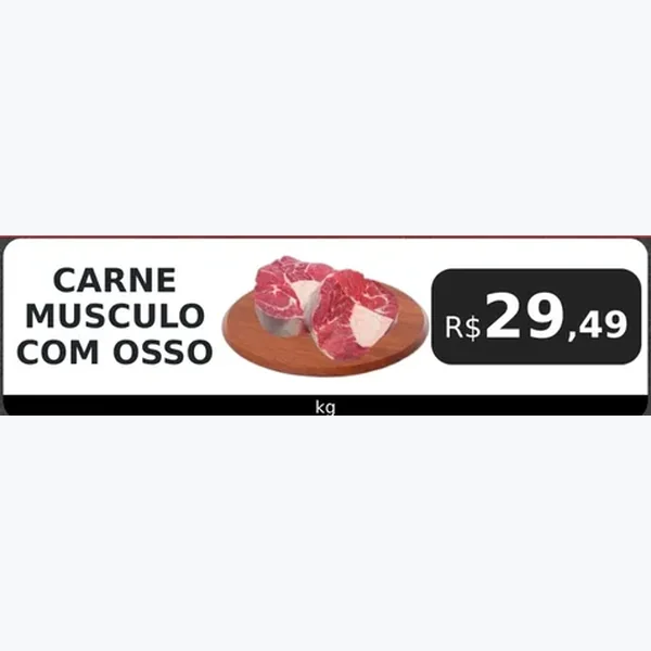 Carne Músculo com Osso