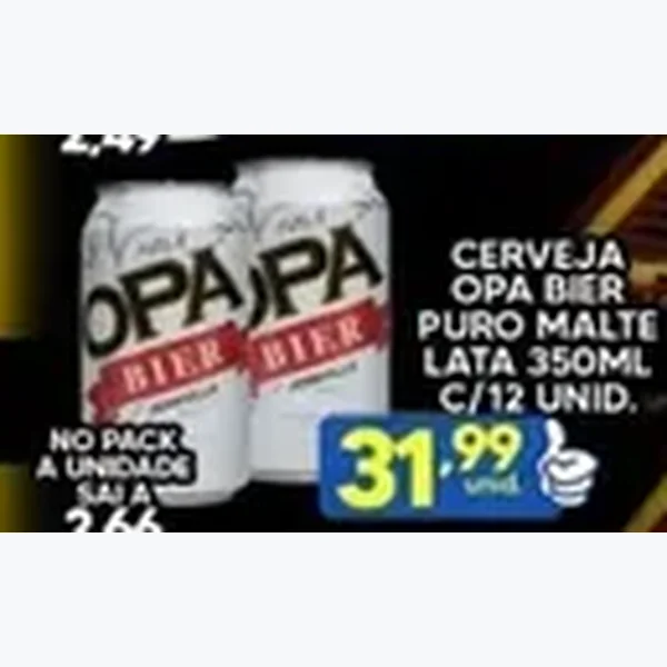 Cerveja Puro Malte Opa Bier 12 un × 350 ml