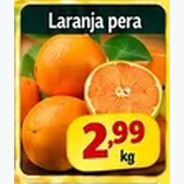 Recorte do encarte de Laranja Pera
