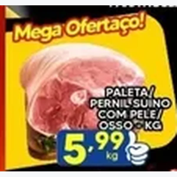 Paleta/pernil Suíno com Pele