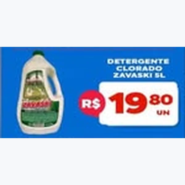 Detergente Clorado Zavaski 5 L
