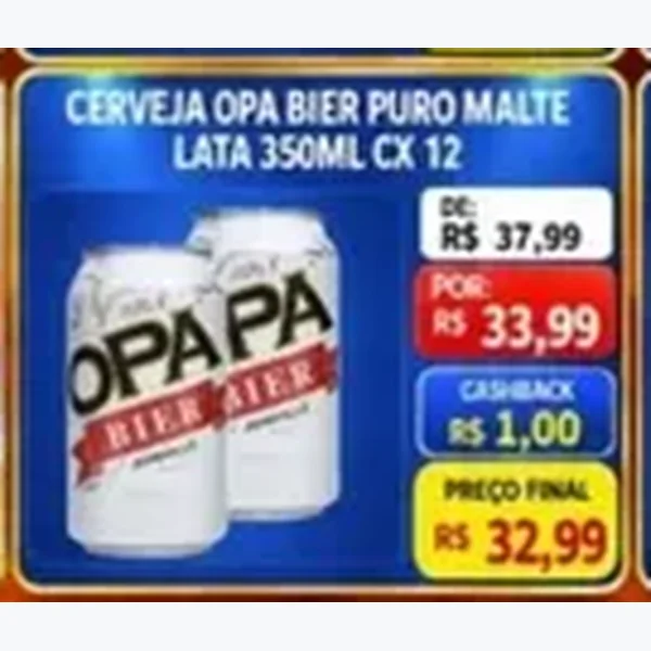 Cerveja Puro Malte Opa Bier 12 un × 350 ml