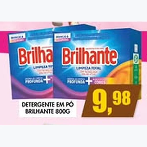 Detergente em Pó Brilhante 800 g