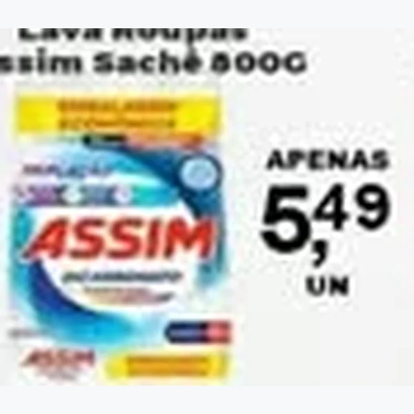 Lava Roupas Assim 800 g