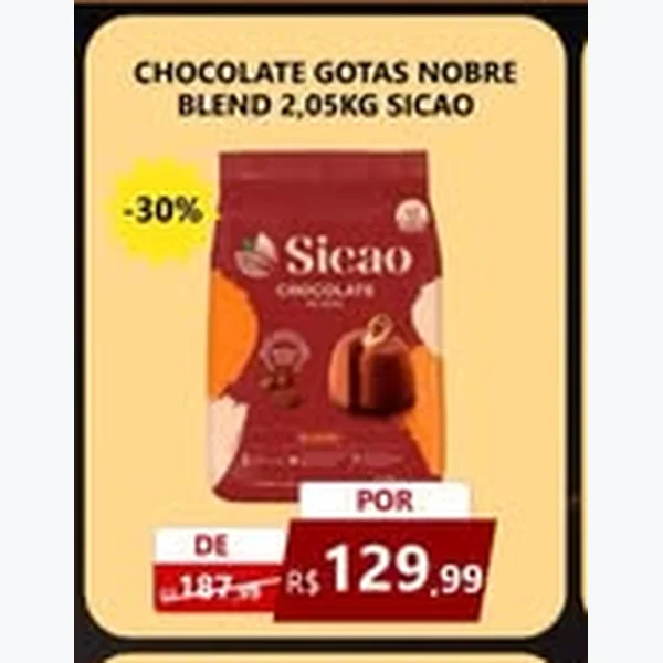 Chocolate Gotas Nobre Blend Sicao 2,05 kg