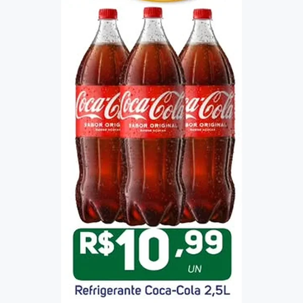 Refrigerante Coca-Cola 2,5 L