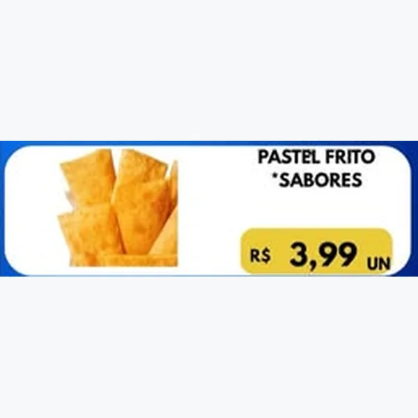 Recorte do encarte de Pastel Frito Sabores
