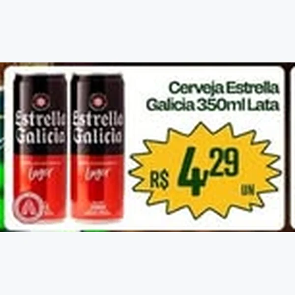 Cerveja Estrella Galicia 350 ml