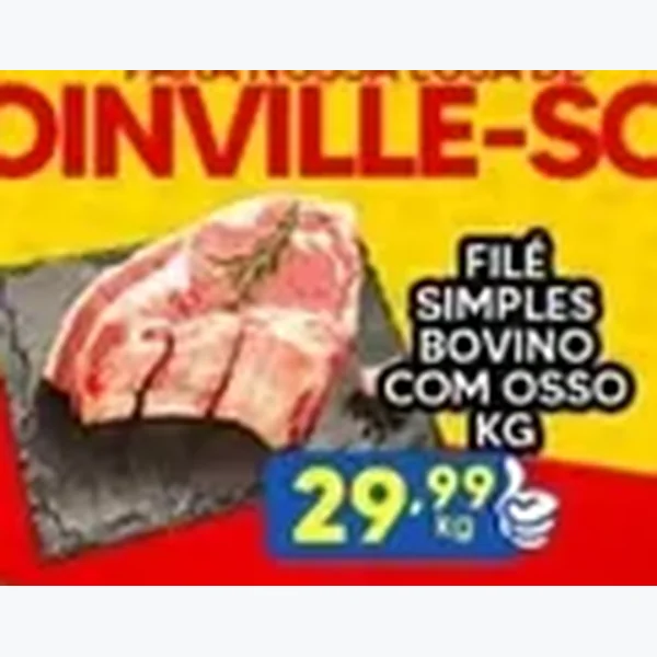 Filé Simples Bovino com Osso
