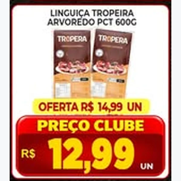 Linguiça Tropeira Arvoredos 600 g