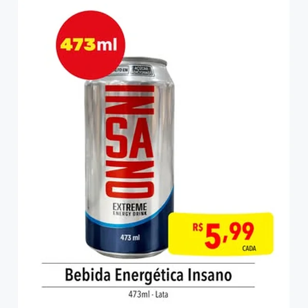 Energético Insano 473 ml
