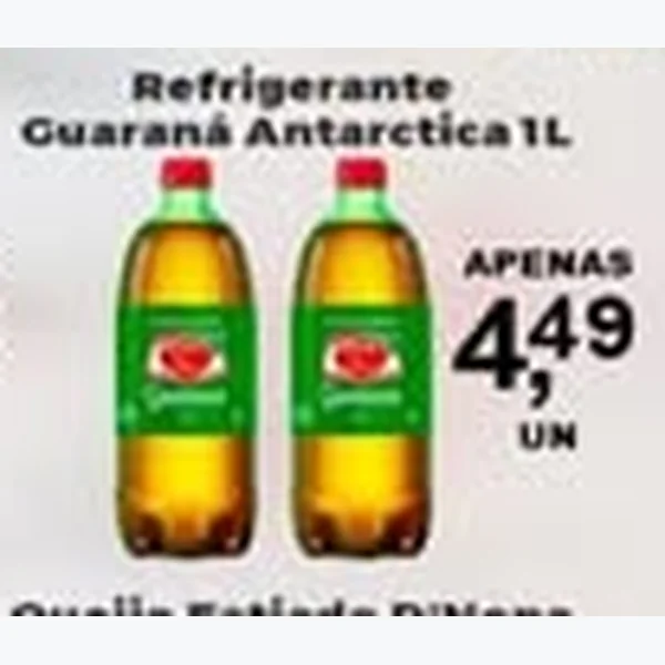 Recorte do encarte de Refrigerante Guaraná Antarctica 1 L
