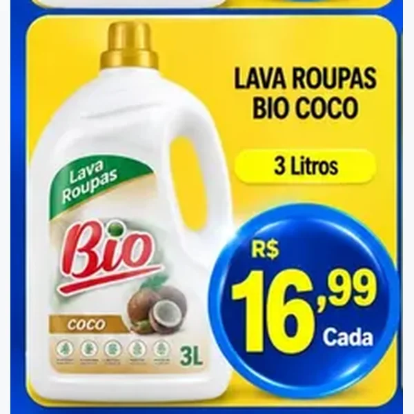 Lava Roupas Bio 3 L