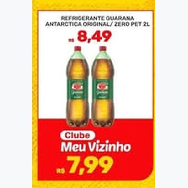 Recorte do encarte de Refrigerante Guaraná Antarctica 2 L