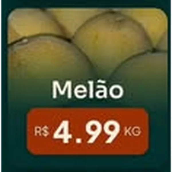 Recorte do encarte de Melão