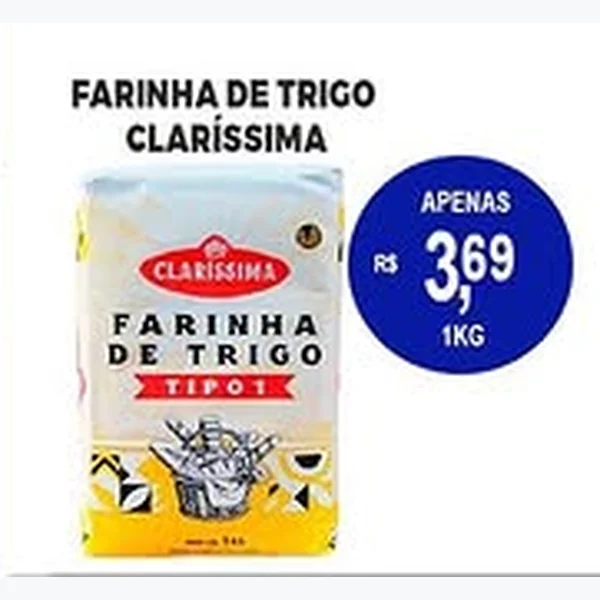 Farinha de Trigo Tipo 1 Claríssima