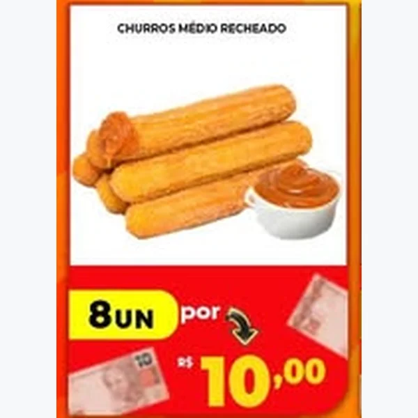 Churros Médio Recheado