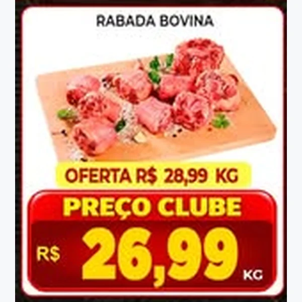 Recorte do encarte de Rabada Bovina