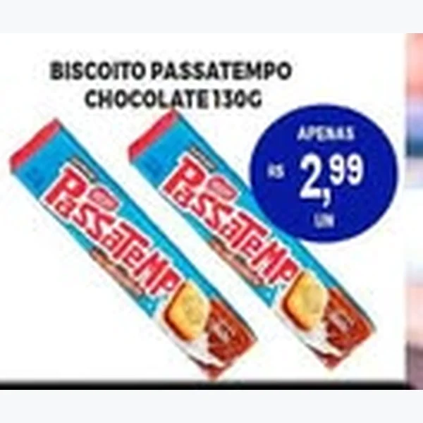 Biscoito Chocolate Passatempo 130 g