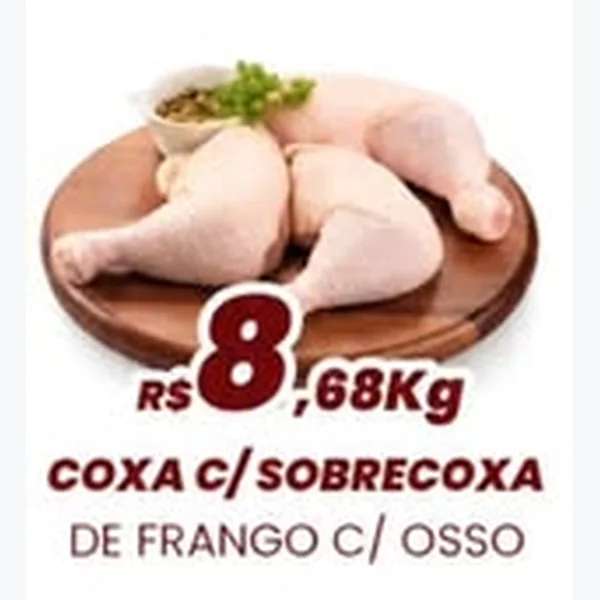 Coxa com Sobrecoxa de Frango com Osso