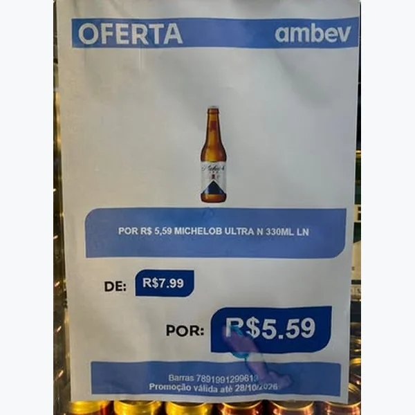 Cerveja Michelob Ultra 330 ml