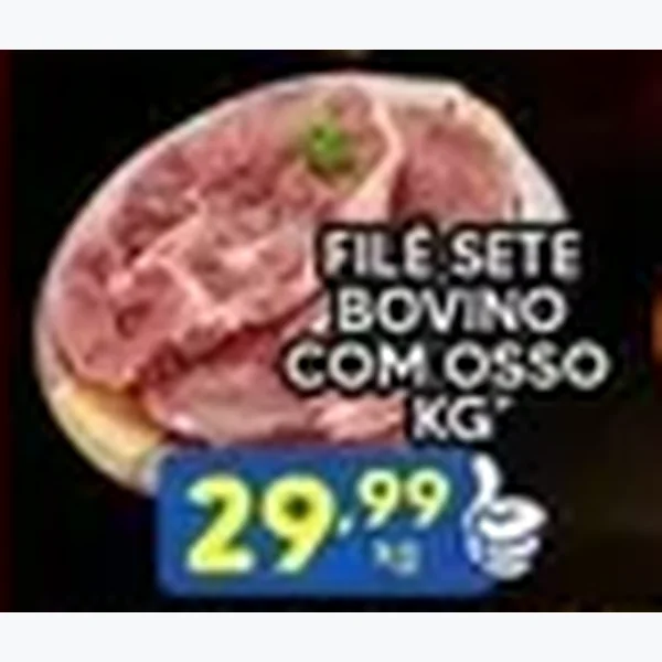 Filé Sete Bovino com Osso