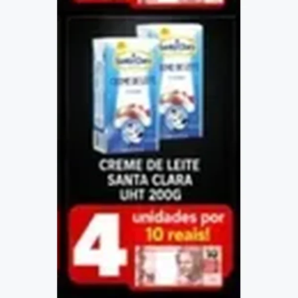 Creme de Leite Uht Santa Clara 200 g