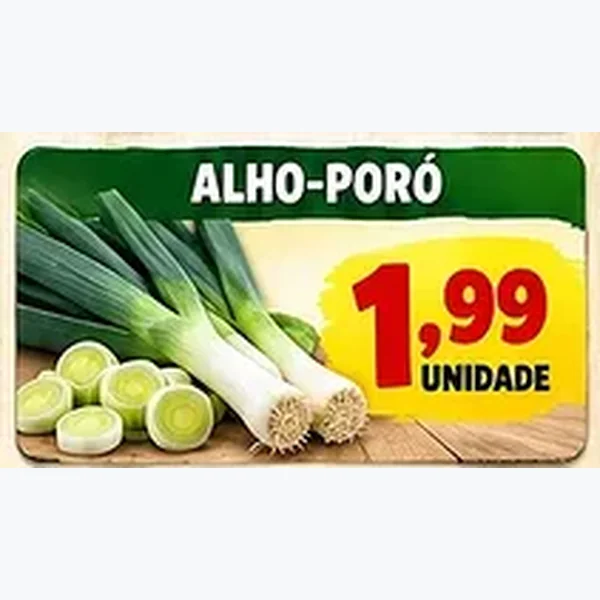 Recorte do encarte de Alho-poró