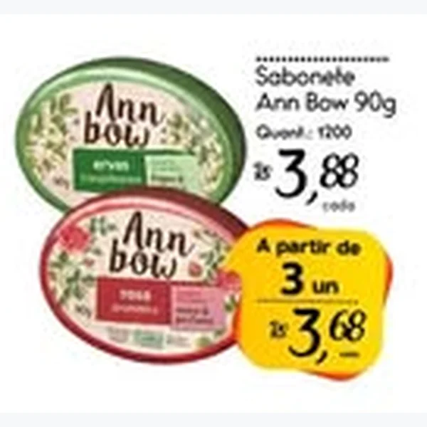 Recorte do encarte de Sabonete Ann Bow 90 g