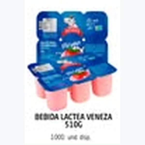 Recorte do encarte de Bebida Láctea Veneza 510 g
