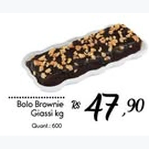 Bolo Brownie Giassi
