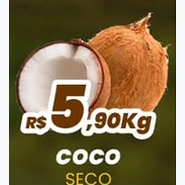 Recorte do encarte de Coco Seco