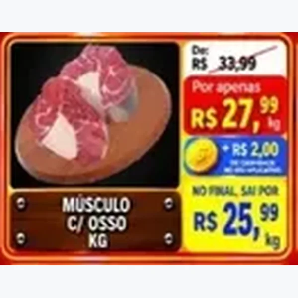 Recorte do encarte de Músculo com Osso