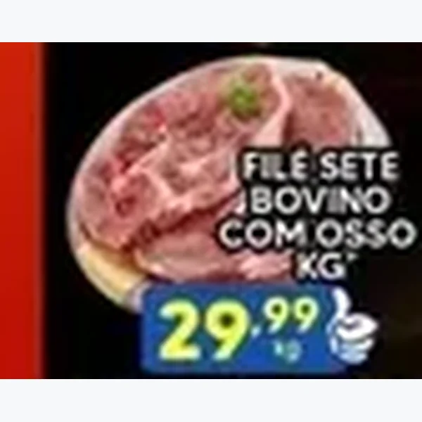 Filé Sete Bovino com Osso