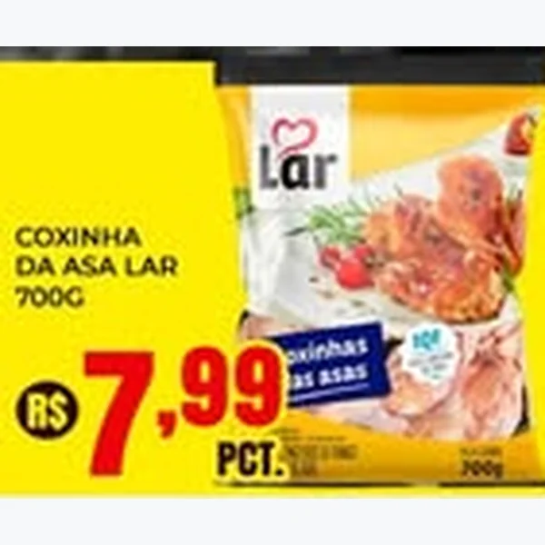 Recorte do encarte de Coxinha da Asa Lar 700 g
