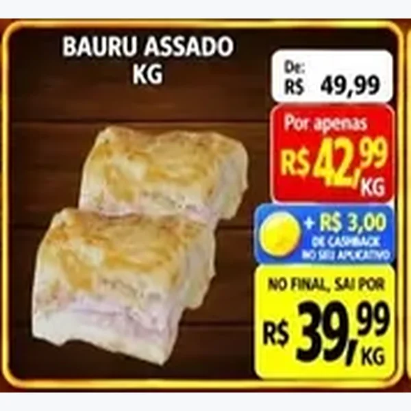 Recorte do encarte de Bauru Assado