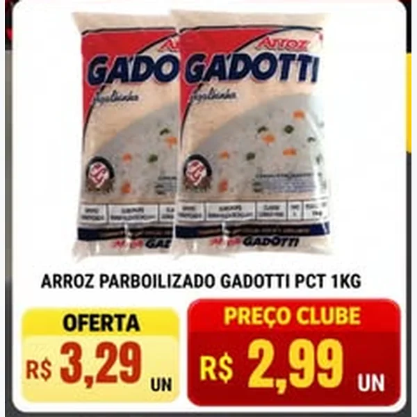 Arroz Parboilizado Gadotti 1 kg