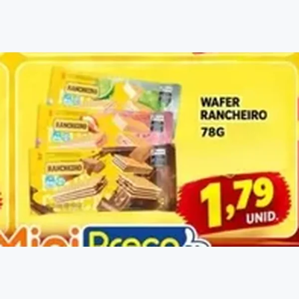 Wafer Rancheiro 78 g