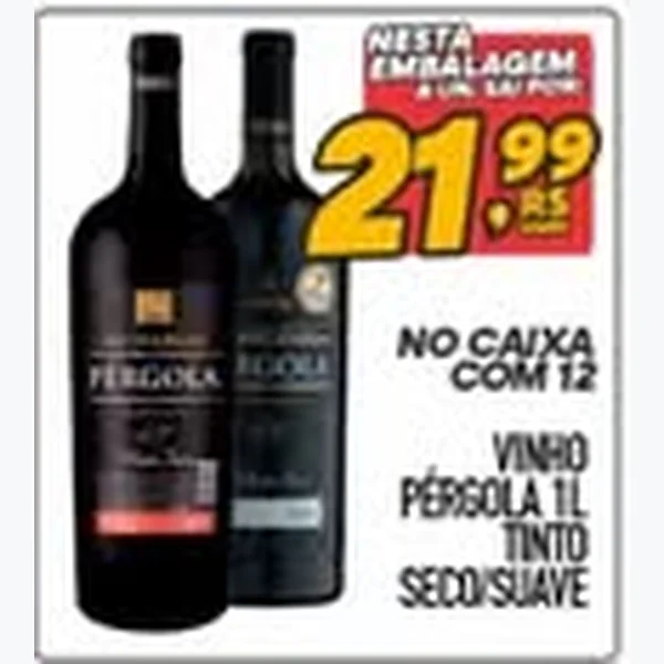 Vinho Tinto Suave Pérgola 1 L