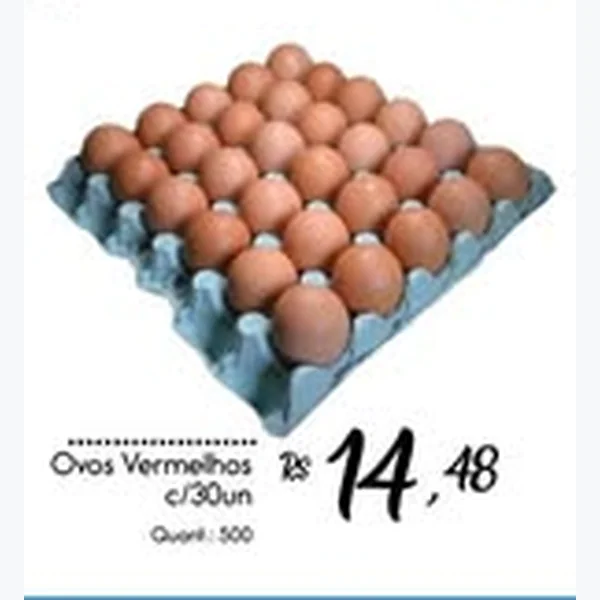 Ovos Vermelhos 30 un