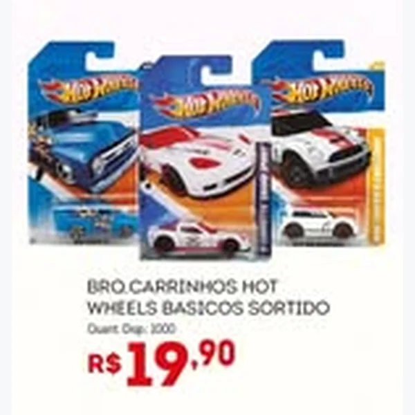 Recorte do encarte de Carrinhos Básicos Hot Wheels